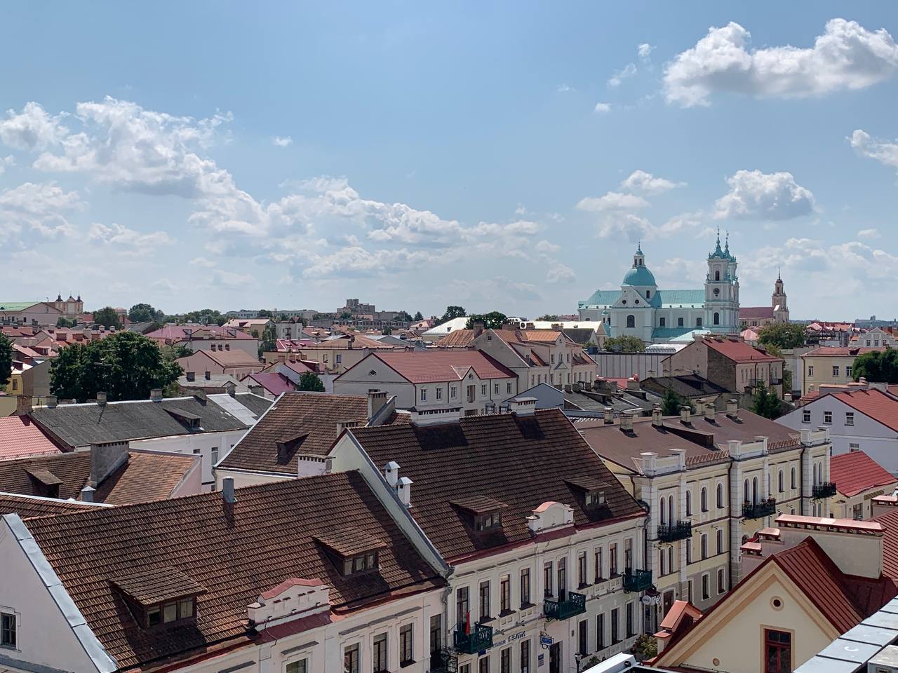 Обзорная площадка на крыше в центре Гродно станет работать круглый год