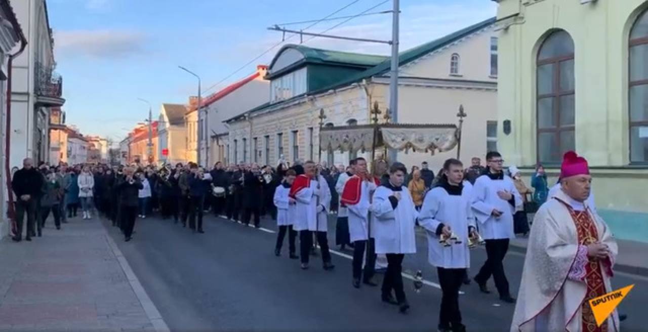 В центре Гродно 20 июля будет ограничено движение транспорта — католики пройдут Крестным ходом