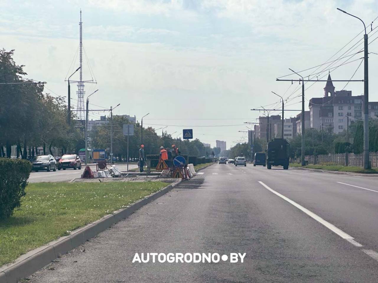 Тут водители почти всегда проезжали с нарушением ПДД: в Гродно закрывают популярный разворот на улице Горького