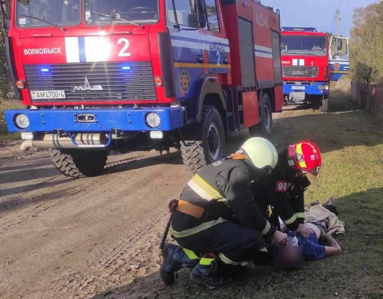 За выходные в Гродненской области произошло 7 возгораний: на пожаре под Волковыском погиб человек