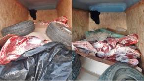 Немного жести: Смотрите, как везли 2,5 тонны мяса из Лидского района на продажу