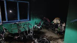 В Щучине при пожаре в общежитии эвакуированы 26 человек, в том числе 7 детей