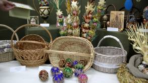 Писанки, драпанки и… яйца «Фаберже», инкрустированные соломкой: в Гродно проходит пасхальная выставка