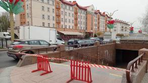 Подземный переход на Советской площади в Гродно закрыли на несколько дней