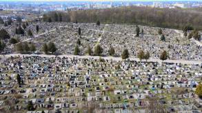 Эти места полны людей, без которых мир не смог бы обойтись: пролет над гродненскими кладбищами