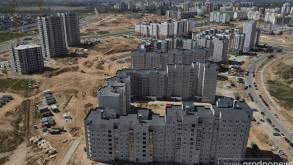 В Гродно за четыре месяца почти наполовину выполнили годовой план по строительству жилья: больше всего возвели в Грандичах