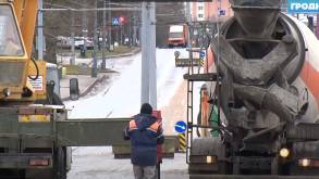 Будут ремонтировать параллельно с мостом: на будущей неделе начинается ремонт путепровода на ул. Поповича в Гродно
