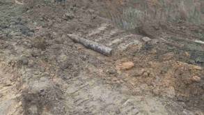 В Гродно на ул. Соломовой рабочие выкопали снаряд. Мог рвануть