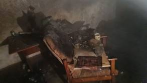 На пожаре в слонимской многоэтажке спасли мужчину, еще 12 человек эвакуировали