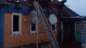 Под Кореличами горел жилой дом: прохожие спасли женщину, хозяин строения погиб