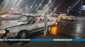 В Гродно 20-летний парень не разобрался в работе светофора — разбито три машины