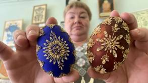 Фаберже по-белорусски: как делают пасхальные писанки из ажурной соломки