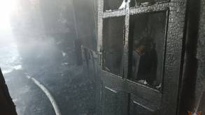 Квартира полностью уничтожена: в Новогрудке мужчина спас соседа из огня