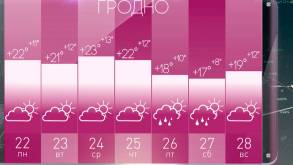 Тепло и небольшие дожди: синоптики рассказали о погоде в Беларуси на будущей неделе