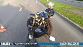 Два мотоциклиста в один день получили переломы в авариях под Гродно