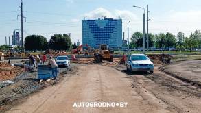 С нового участка «Большой кольцевой» у «Азота» в Гродно не будет съезда на улицу Карского?