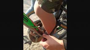 Спасли и ногу, и велосипед: в Островце сотрудники МЧС выезжали к 7-летнему мальчику