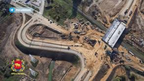 Через четыре недели обещают открыть движение: смотрите, как сейчас выглядит новый участок большой кольцевой в Гродно у Озерского шоссе