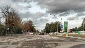 Улица Репина в Гродно останется закрытой для движения еще как минимум месяц