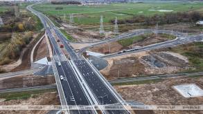 Раньше срока почти в четыре раза: в Гродно открыли движение по новому участку большой объездной дороги