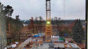 В Гродно продолжается строительство нового корпуса кардиоцентра: должен начать работу в 2024 году