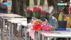 В Гродно определили 41 точку, где можно продавать цветы к 8 марта: в других местах будут штрафовать