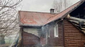 В понедельник под Гродно сгорели два дома