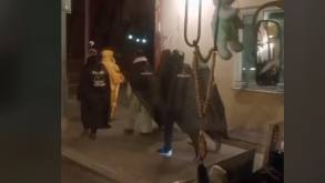 «Думала, сектанты обнаглели»: гродненка в TikTok рассказала о гуляющих по вечернему городу людях в черных плащах