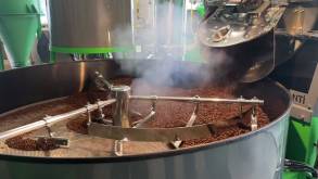 В Гродно прямо на заправке начали жарить зерна кофе: его будут поставлять по всей стране