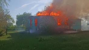 В Гродненской области за сутки горели четыре дома, погиб один человек