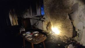 Ночью в центре Гродно горела квартира: вероятно, всему виной стала непотушенная сигарета
