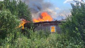 В деревне под Лидой бабушка готовила покушать и полностью сожгла дом