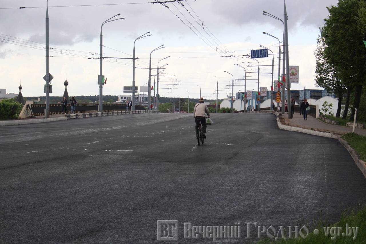Фотофакт. Как выглядит улица Победы в Гродно во время ремонта