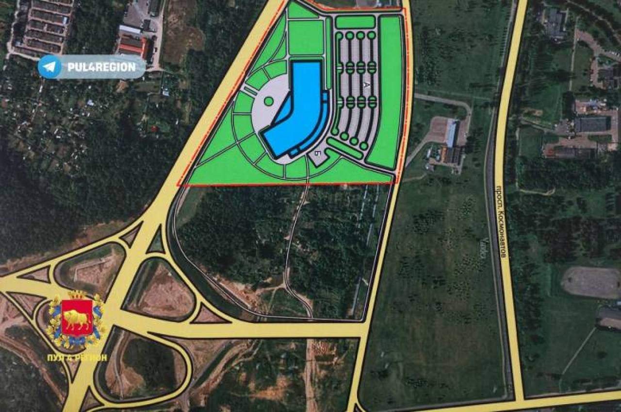 В 2024 году на въезде в Гродно с трассы М6 начинают строить дворец игровых видов спорта