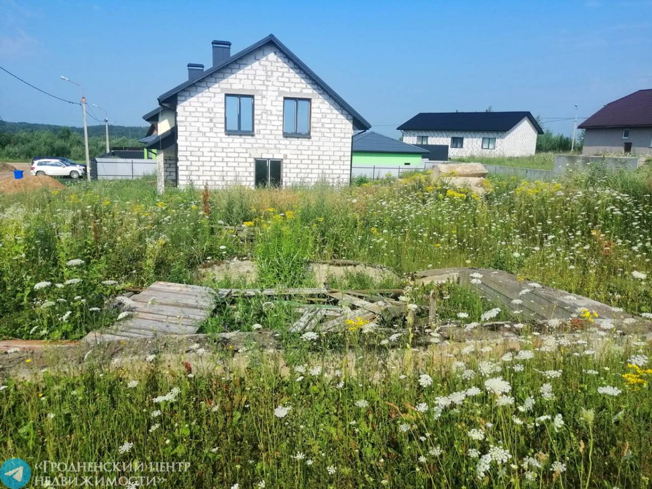 В мае в Гродно с аукциона продадут три участка с фундаментом и два без для строительства жилого дома