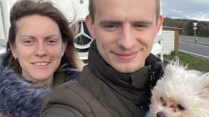 Гродненская семья ушла в дальнобой и уже 5 лет колесит по Европе вместе с собакой в одной кабине
